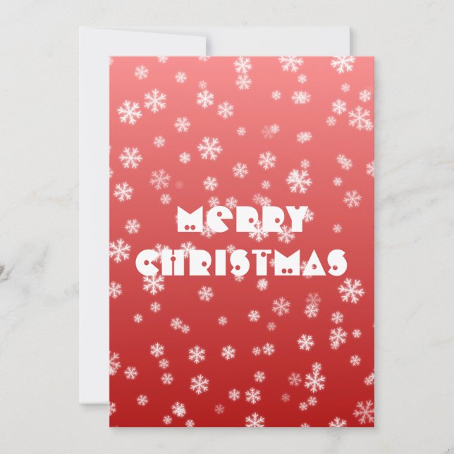 Placa plana de flocos de neve de Natal (Frente)