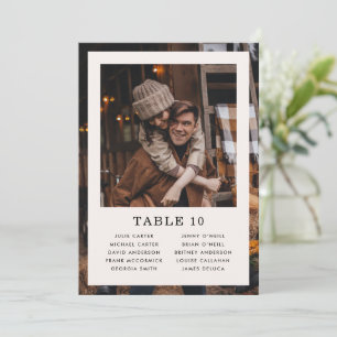 Placa plana de placa de casamento de creme minimal