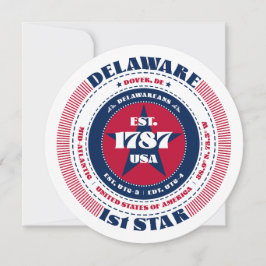 Placa plana de Vazio de Tipografia Circular Delawa