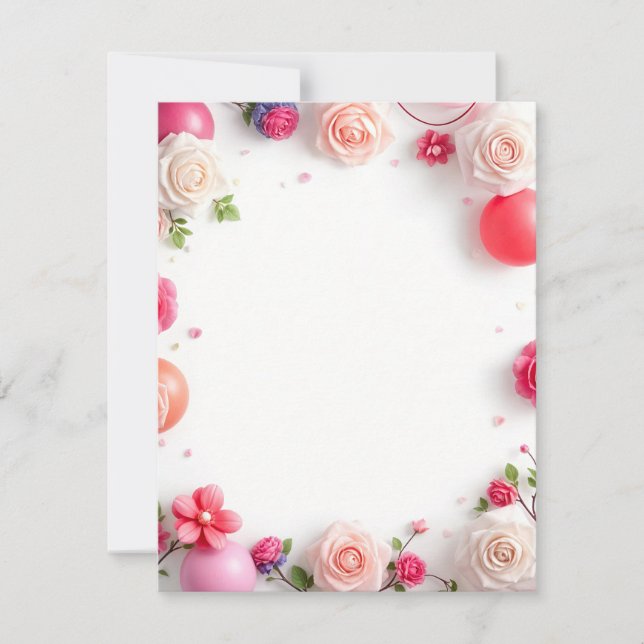 Placa plana - Design da placa de aniversário (Frente)