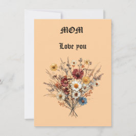 Placa plana do dia de as mães