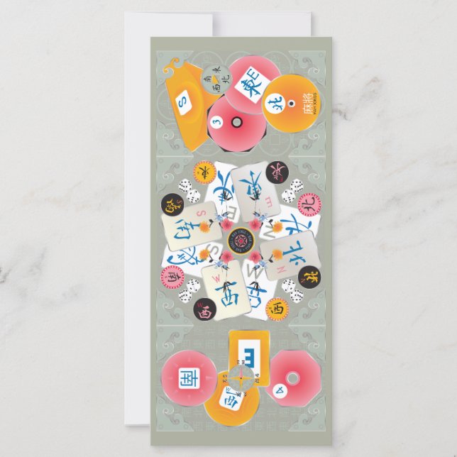 Placa plana Mah Jongg Winds (Frente)