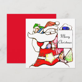 Placa plana para Papais noeis de Natal Feliz