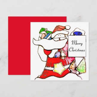 Placa plana para Papais noeis de Natal Feliz