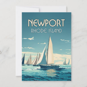 Placa Plana Vintage Race Race Island Neport Rhode