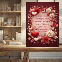 Poema Romântico Casais Rosas Vermelhas Corações Vi