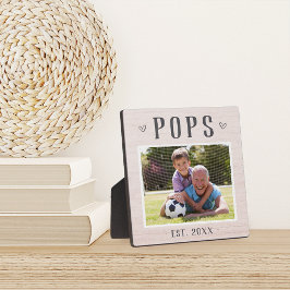 Placa Pop Rustic Personalizados Foto do Avô