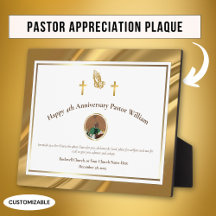 Presente de Aniversário de Apreciação ao Pastor da