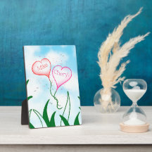 Presente de Arte com Nomes Personalizados para Cas