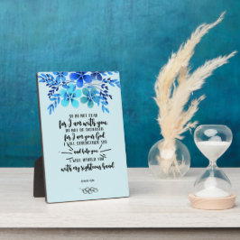 Placa Promessa de Deus por sua necessidade. 41:10