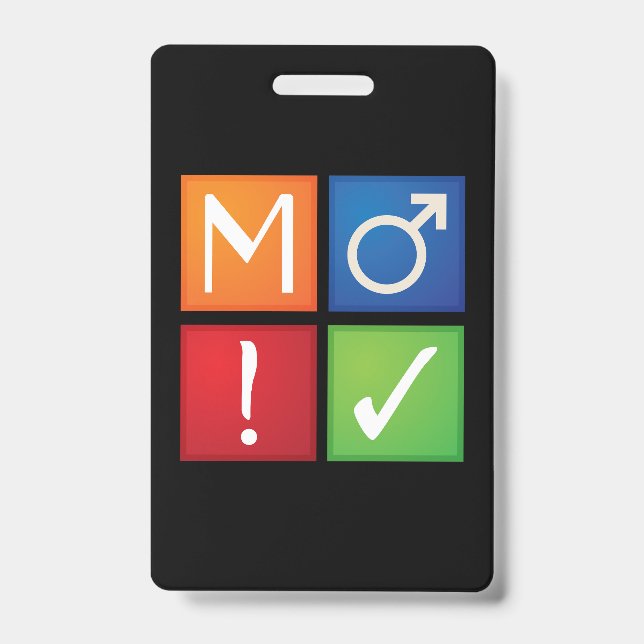 placa pvc do ícone do crachá ao3 (Frente)