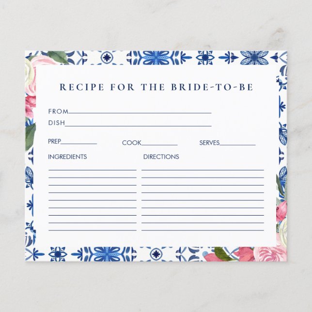 Placa receitora de Chá de panela Floral Italiana (Frente)