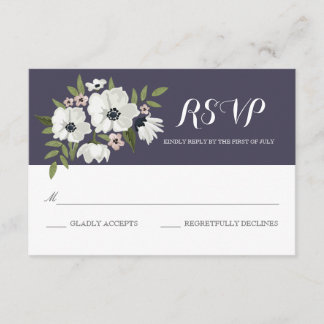Placa RSVP Amável - roxa