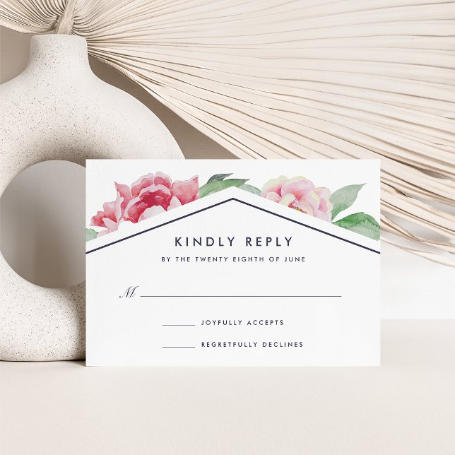 Placa RSVP Antiguada Peony | Branco (Criador carregado)