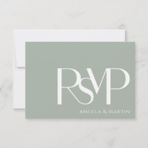 Placa RSVP Branca de Dosagem Minimalista