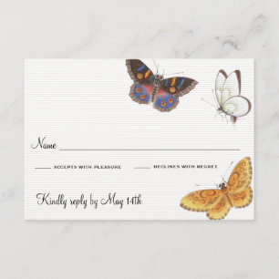 Placa RSVP Butterfly