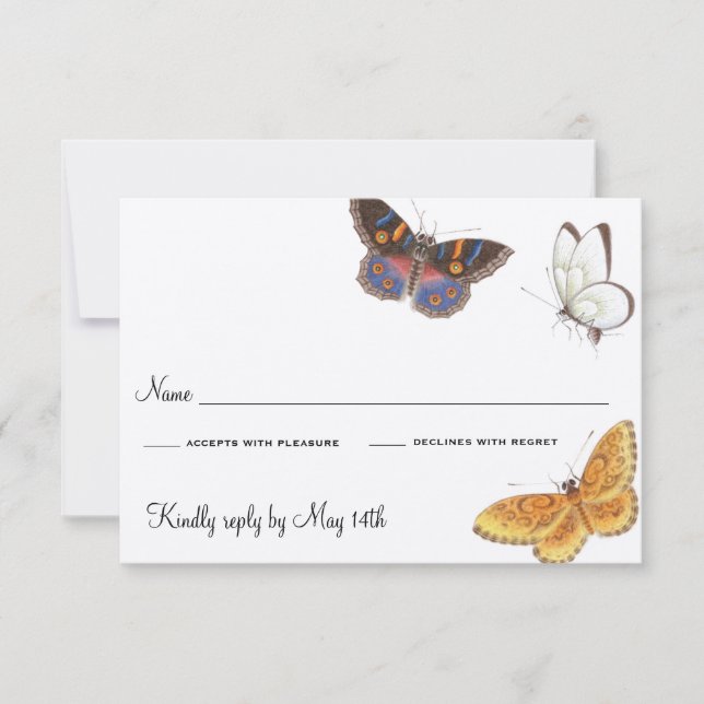 Placa RSVP Butterfly (Frente)