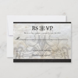 Placa RSVP Celtic Gaelic Knot Wedding