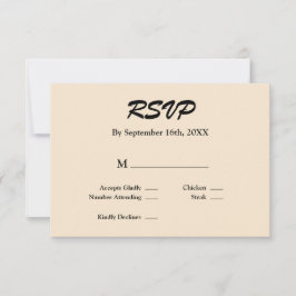 Placa RSVP Champagne
