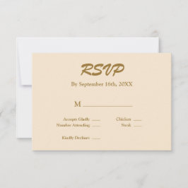 Placa RSVP Champagne