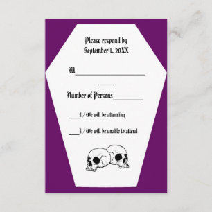 Placa RSVP Coffin (Purple)