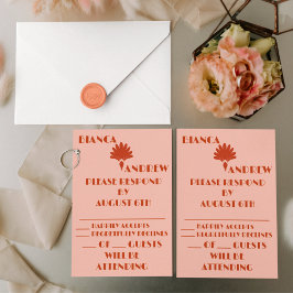 Placa RSVP de 20 anos de Restragem Vermelha-Hot