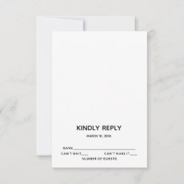 Placa RSVP de Bar Baixo I