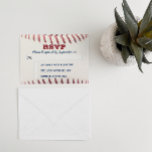 Placa RSVP de Bar de baseball Mitzvah<br><div class="desc">Estas placas de RSVP esportivas são perfeitas para qualquer celebração do Bar Mitzvah. Cada linha de texto é perfeitamente personalizável para dizer exatamente o que você quer! Produtos correspondentes disponíveis na coleção de esportes Mitzvah do Bar.</div>