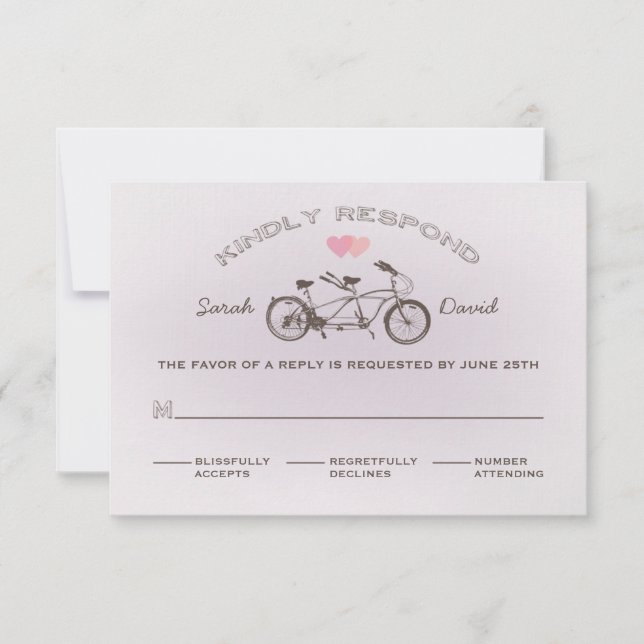 Placa RSVP de Bicicleta de Bicicleta Roxo Roxo (Frente)