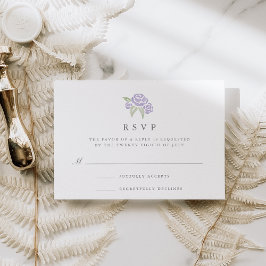 Placa RSVP de Buquê Petite | Lilac