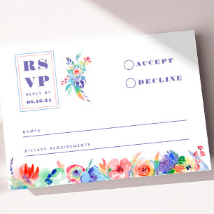Placa RSVP de Casamento de Arco FLoral LGBTQ Moder