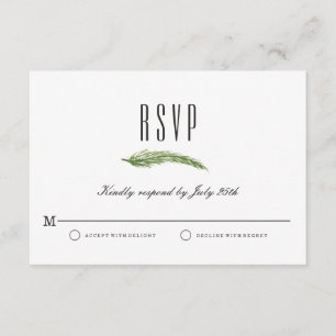 Placa RSVP de casamentos outono - Rustic Harvest G
