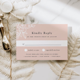 Placa RSVP de Escolha de Farinha do Jardim Secreto