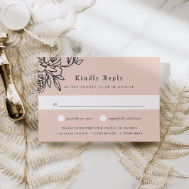 Placa RSVP de Escolha de Farinha do Jardim Secreto