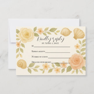 Placa RSVP de estantes de Rosa orçamental