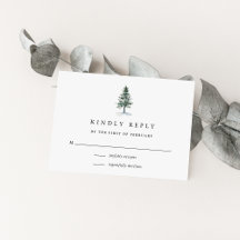 Placa RSVP de Grove de Madeira