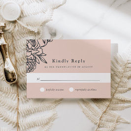 Placa RSVP de Jardim Secreto