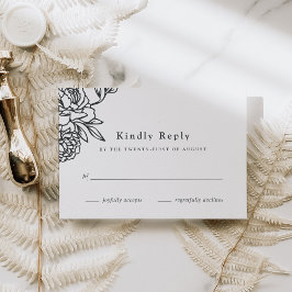 Placa RSVP de Jardim Secreto