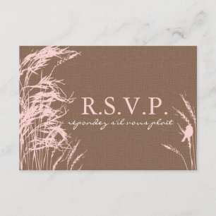 Placa RSVP de Noite de Outono Doce A2