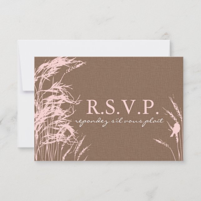 Placa RSVP de Noite de Outono Doce A2 (Frente)