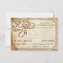Placa RSVP de País Russo do Vintage Rooster