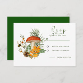 Placa RSVP de Salto de Floresta