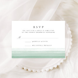 Placa RSVP Dip Dye Watercolor | Fern