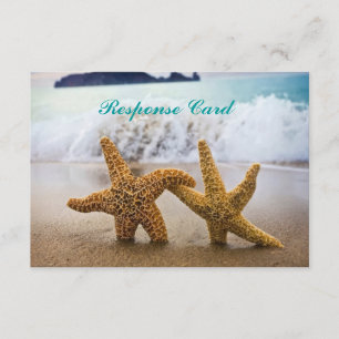 Placa RSVP do Casal Starfish