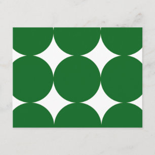 Placa RSVP do Green and White Modern Bolinhas