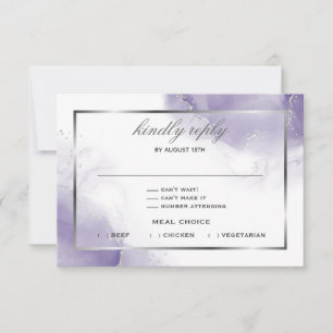 Placa RSVP Dusty Ameyst Rrople Script Silver