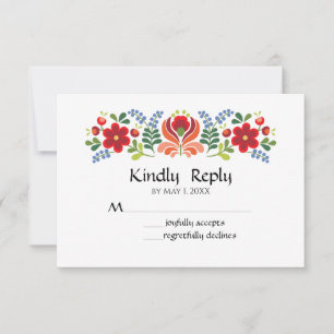 Placa RSVP Floral Design Húngara
