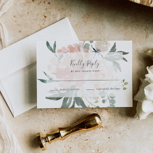 Placa RSVP Floral Midverão