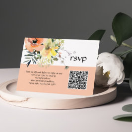 Placa RSVP Floral Peach