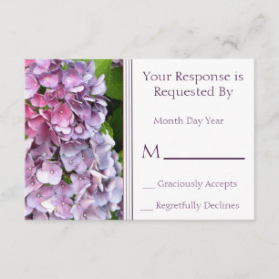 Placa RSVP Hydrangea